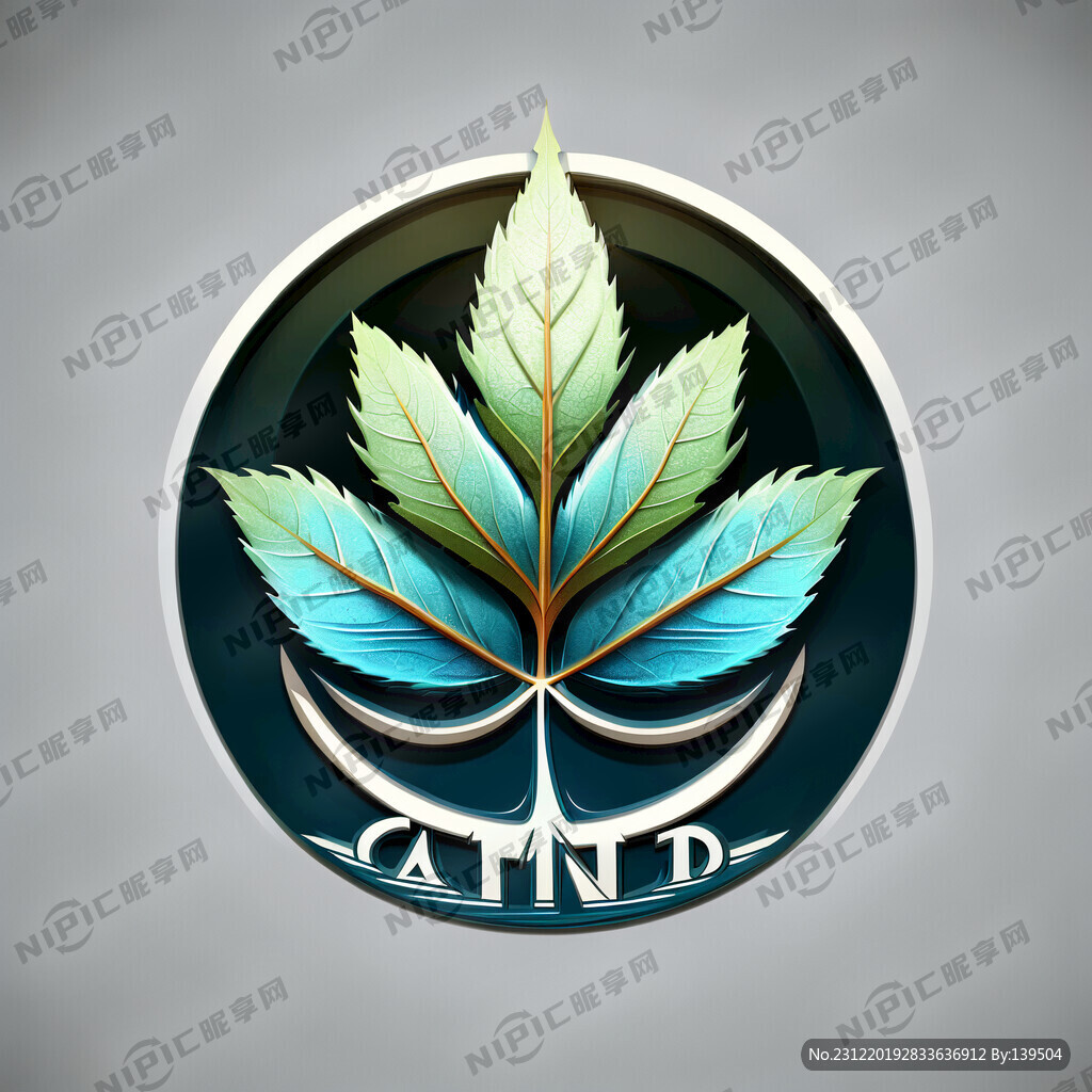 水滋润叶子的标志