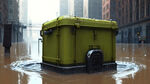防水型箱变在城市内涝时的场景