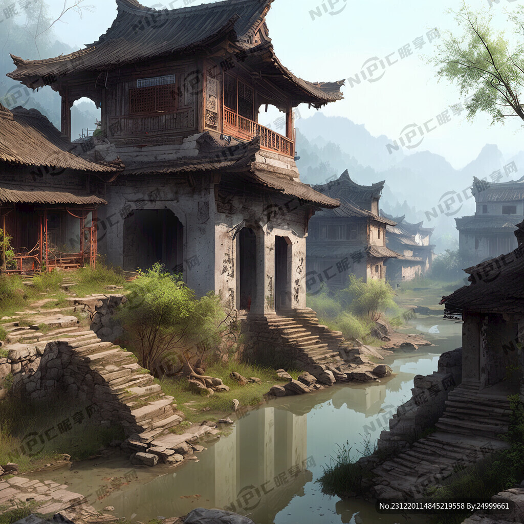 美丽废墟乡村