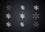 银色雪花