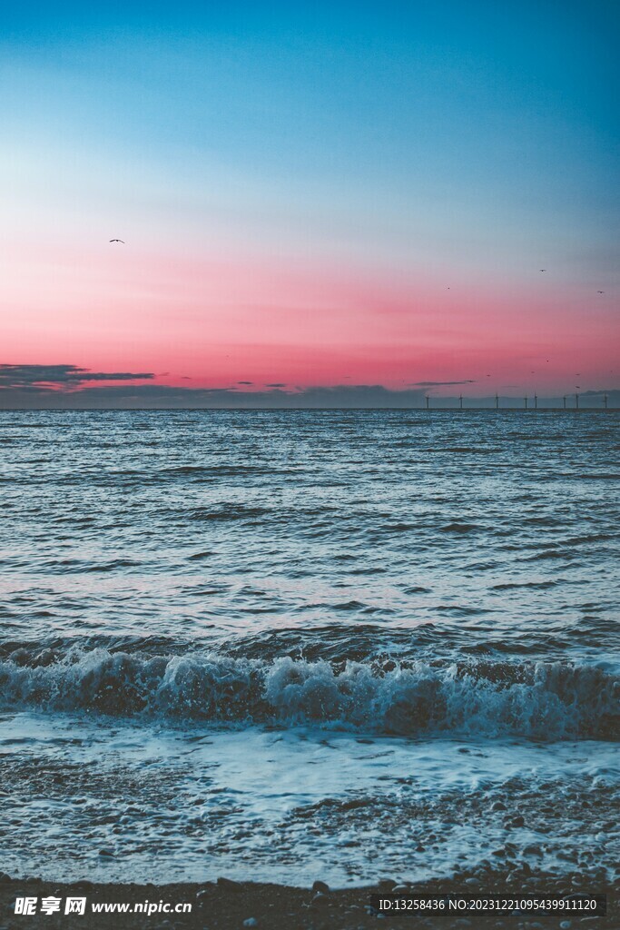 海边晚霞