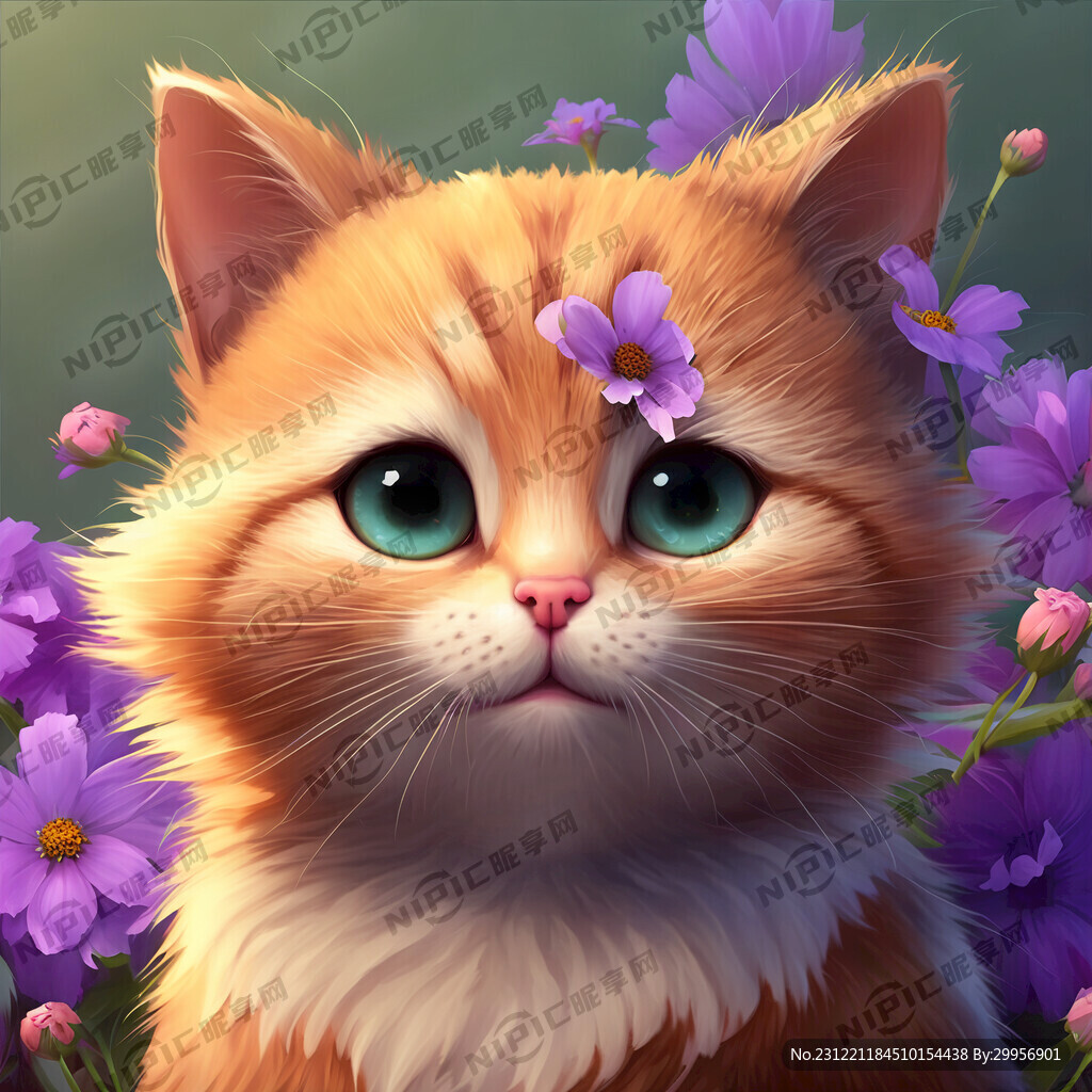 可爱的狸花猫