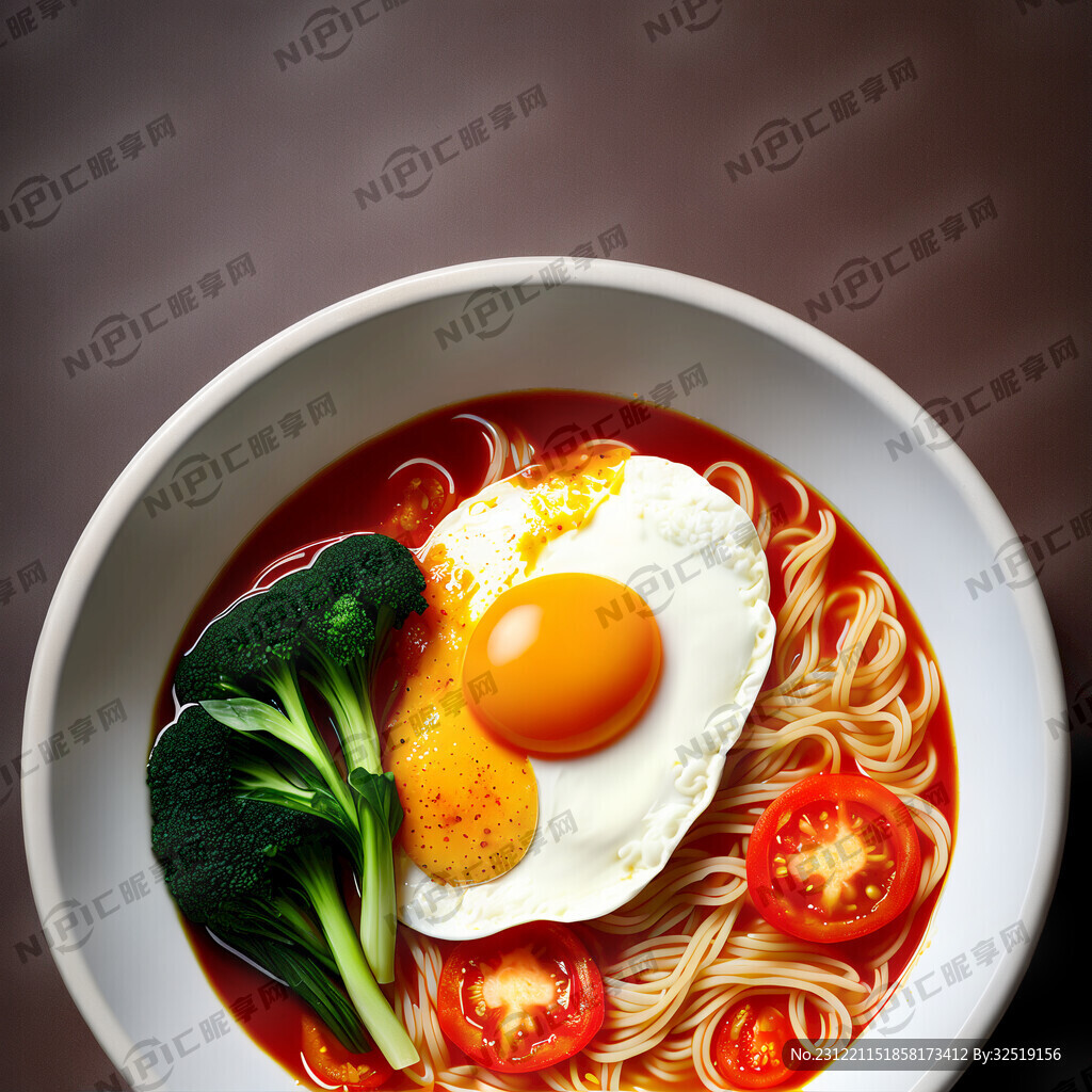 西红柿鸡蛋面 中餐 摄影作品