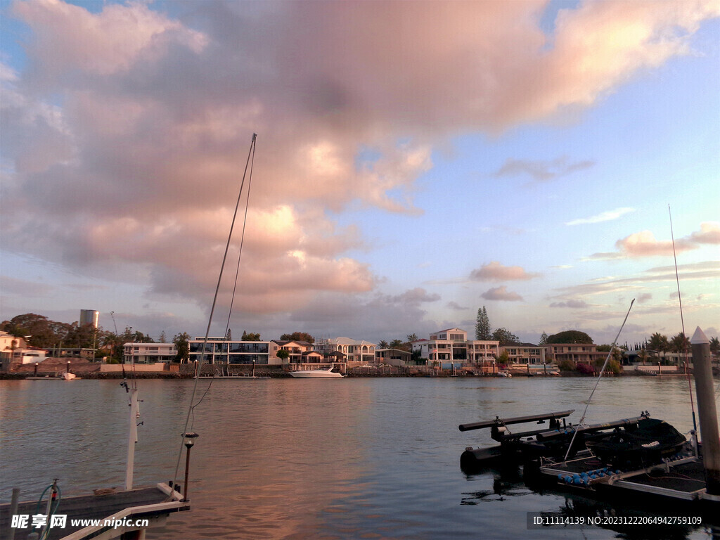 黄金海岸黄昏风景