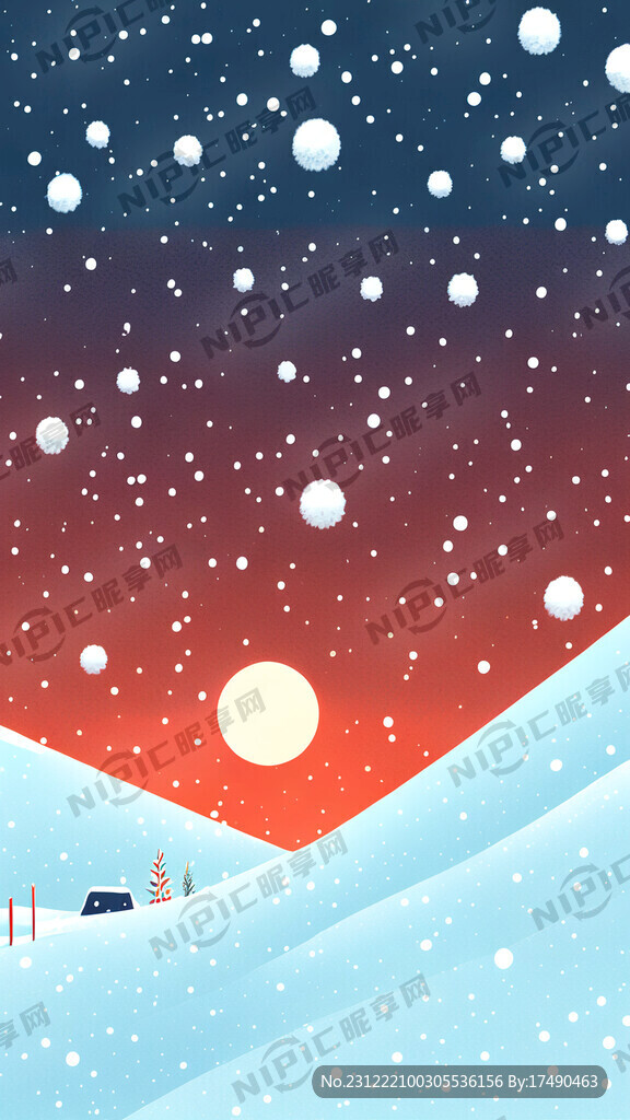 大雪纷飞