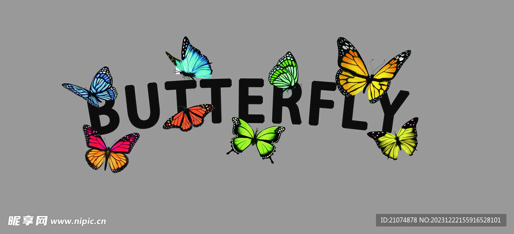 字母蝴蝶