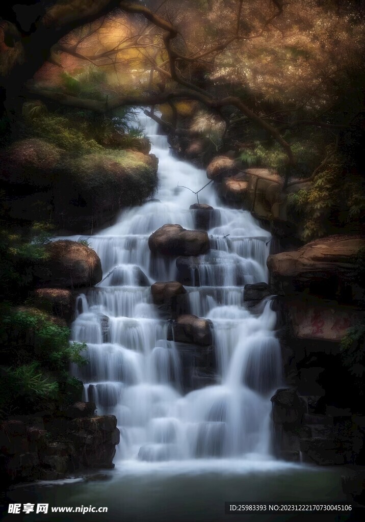山涧流水