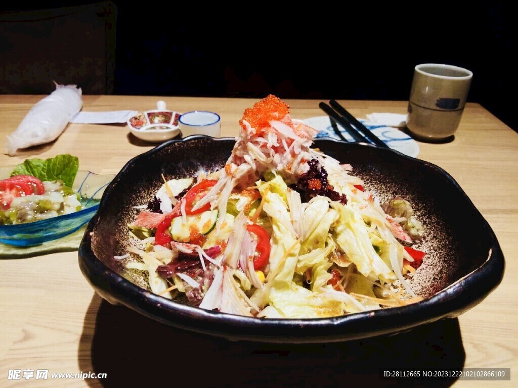 日本料理 蔬菜 沙拉