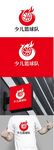 少儿篮球队标识设计