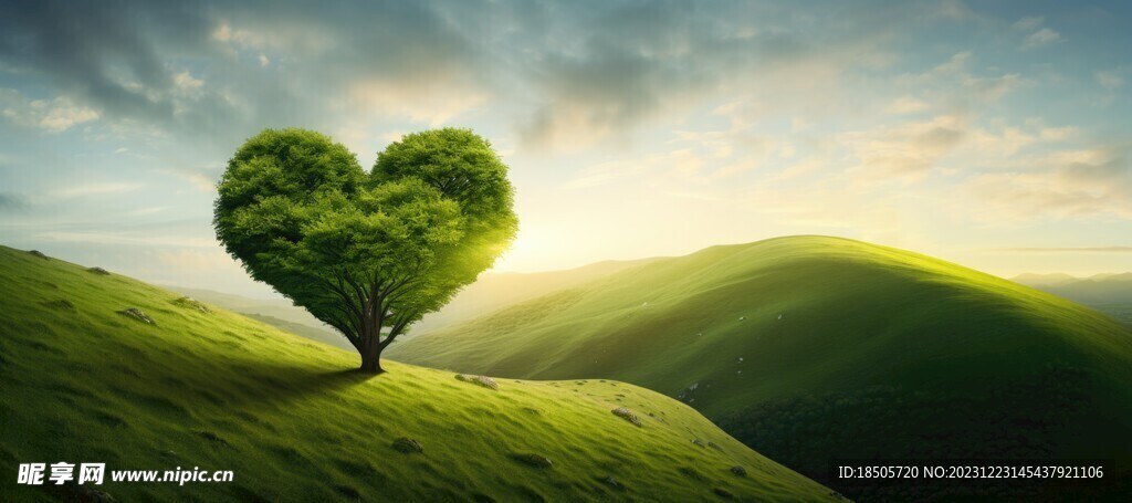 生态爱心树