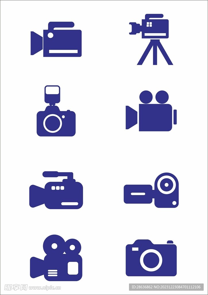相机摄影机icon图标