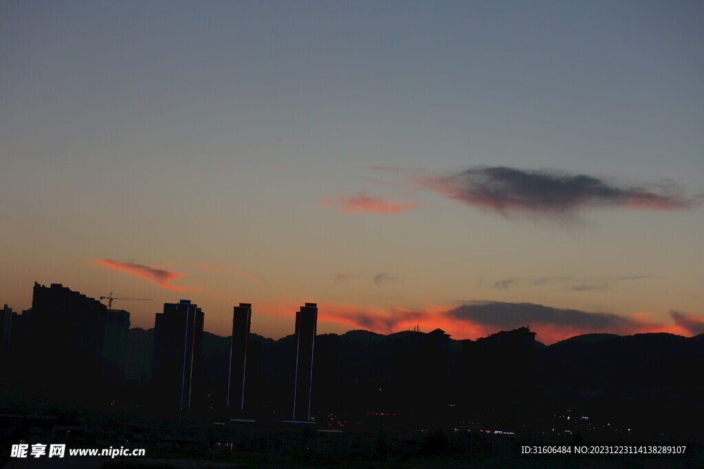 天空 日落