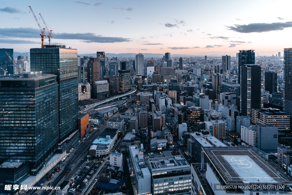 大阪城市景色