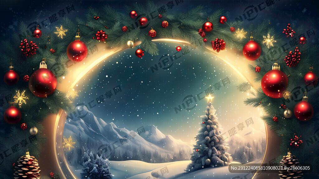 圣诞背景 梦幻 姓名