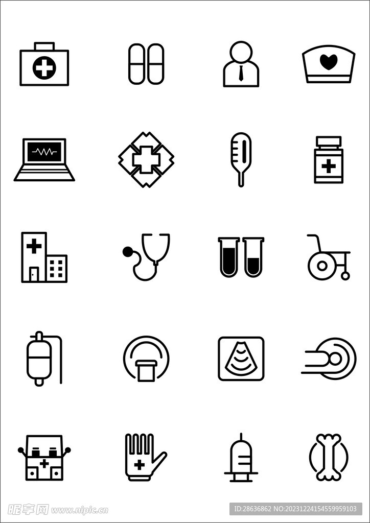 医疗器械icon图标