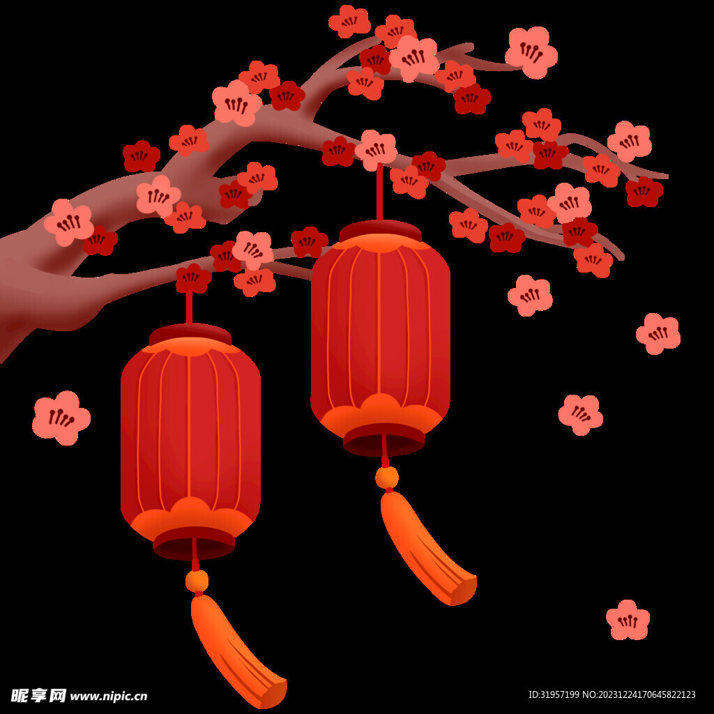 梅花灯笼