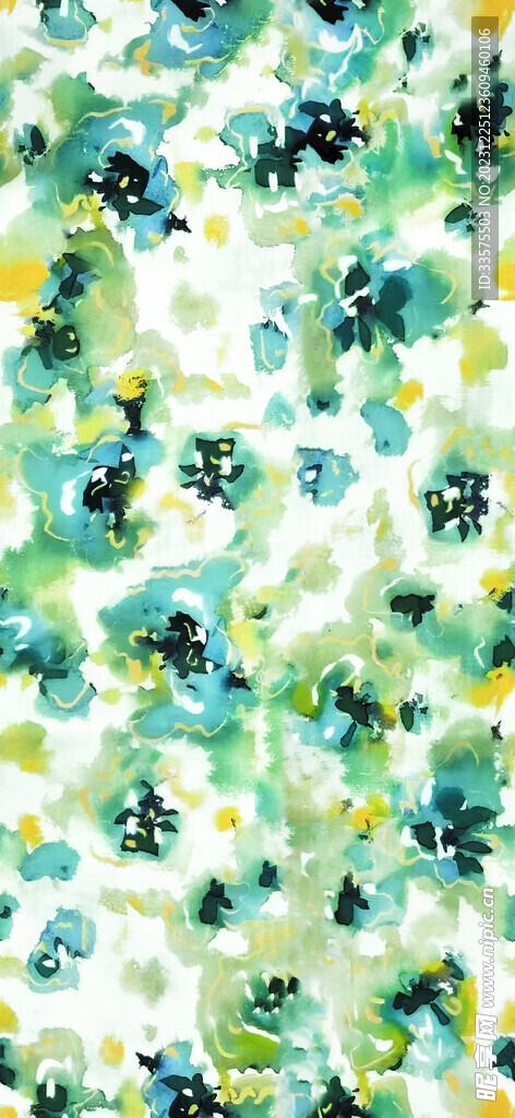 扎染花