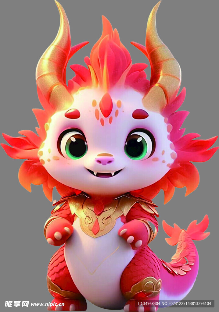 卡通龙年素材