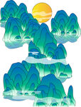 山矢量图