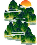 山矢量图