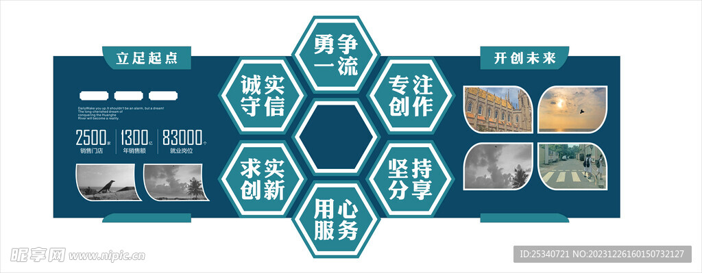 企业文化墙 公司文化墙