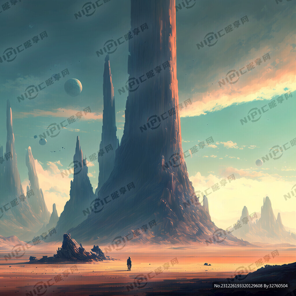 要一个巨大的科幻风景