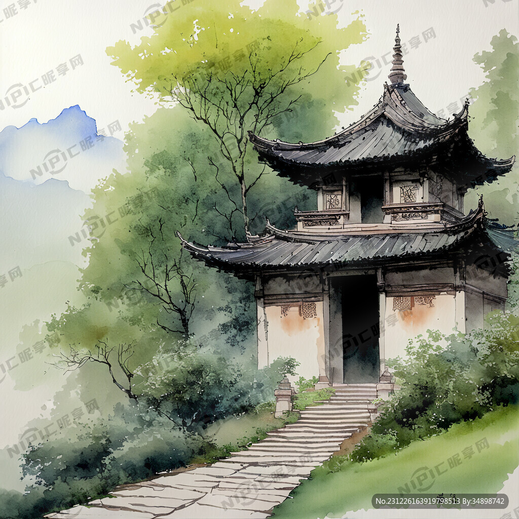 古木无人径 深山何处钟
