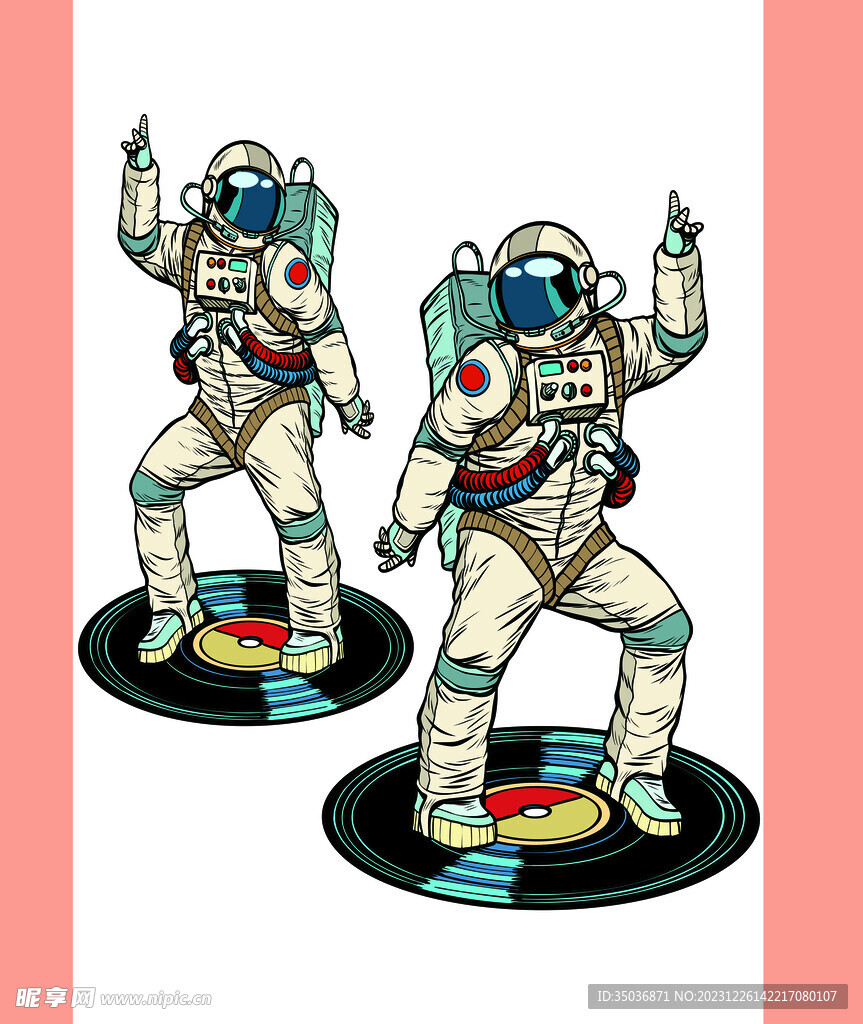 宇航员跳舞