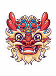 2024龙年甲辰年生肖卡通龙