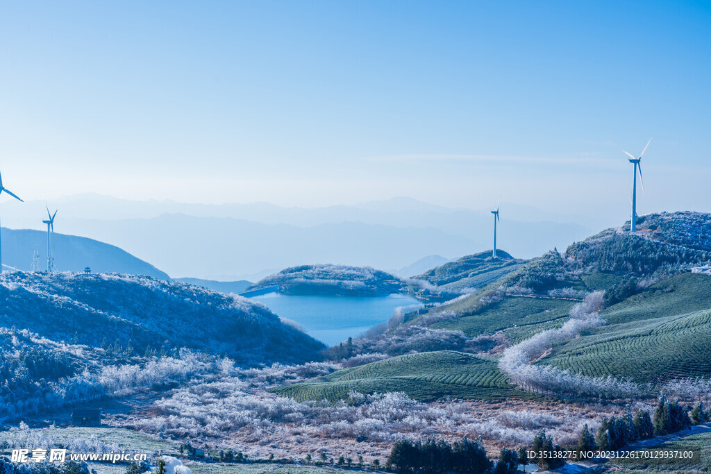 东阳东白山雪景