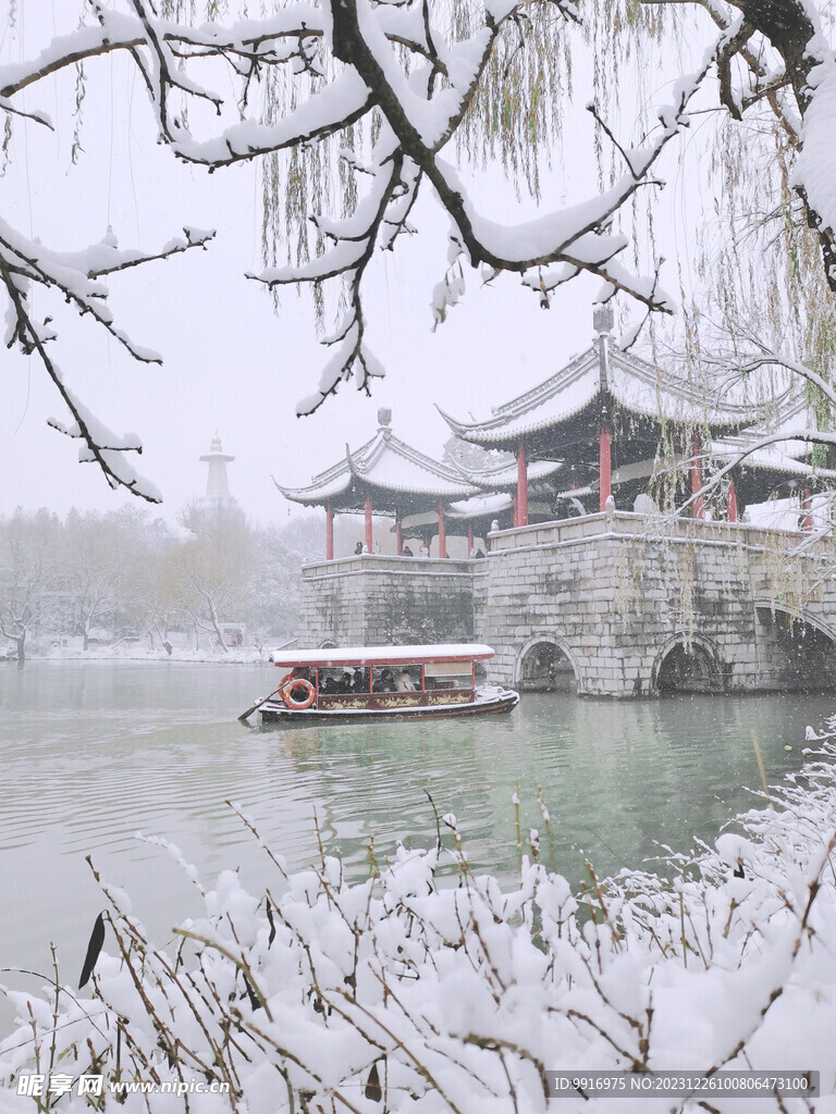 五亭桥之雪