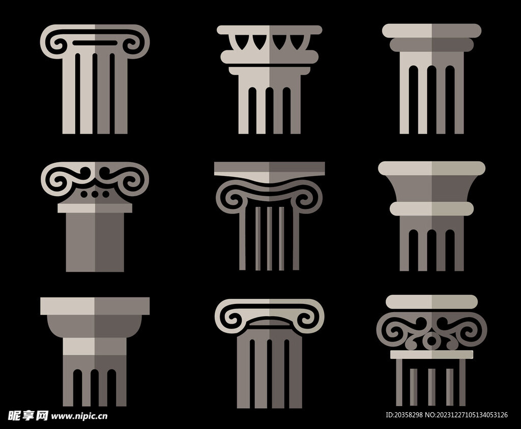 柱子 建筑 装饰品  罗马