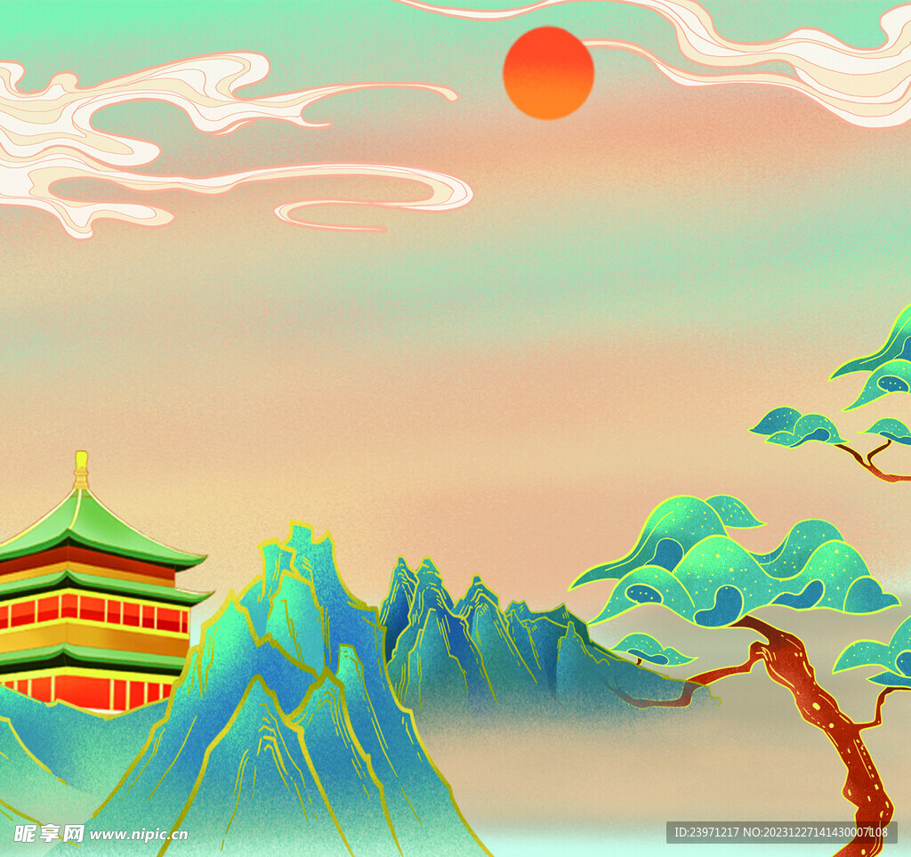 国潮背景