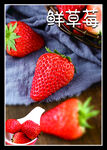 水果海报   草莓展板 