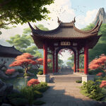创作植物园长，用气候做背景