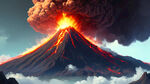 火山爆发