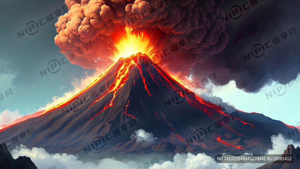 火山爆发