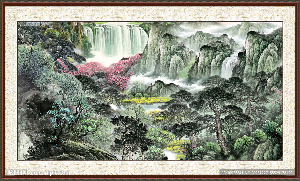 巨幅山水画