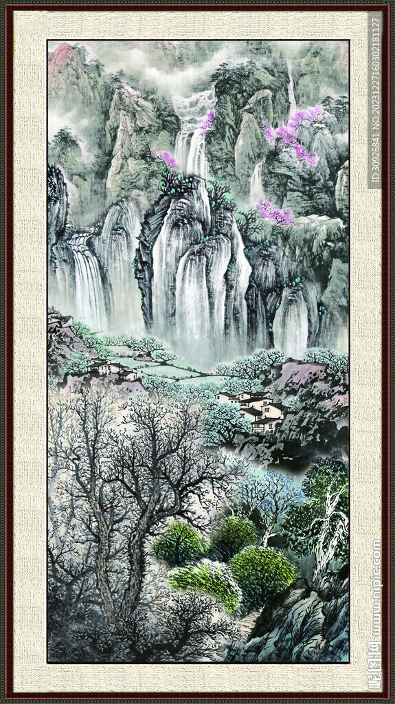 巨幅山水画 