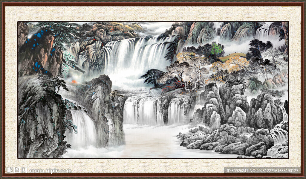 巨幅山水画 