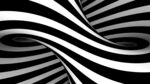 黑白扭曲抽象立体造型
