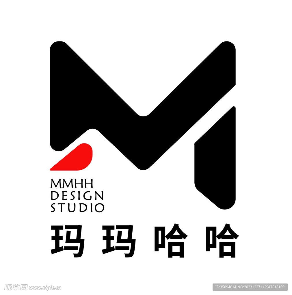 M字母标志设计