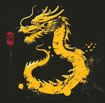 龙元素剪影