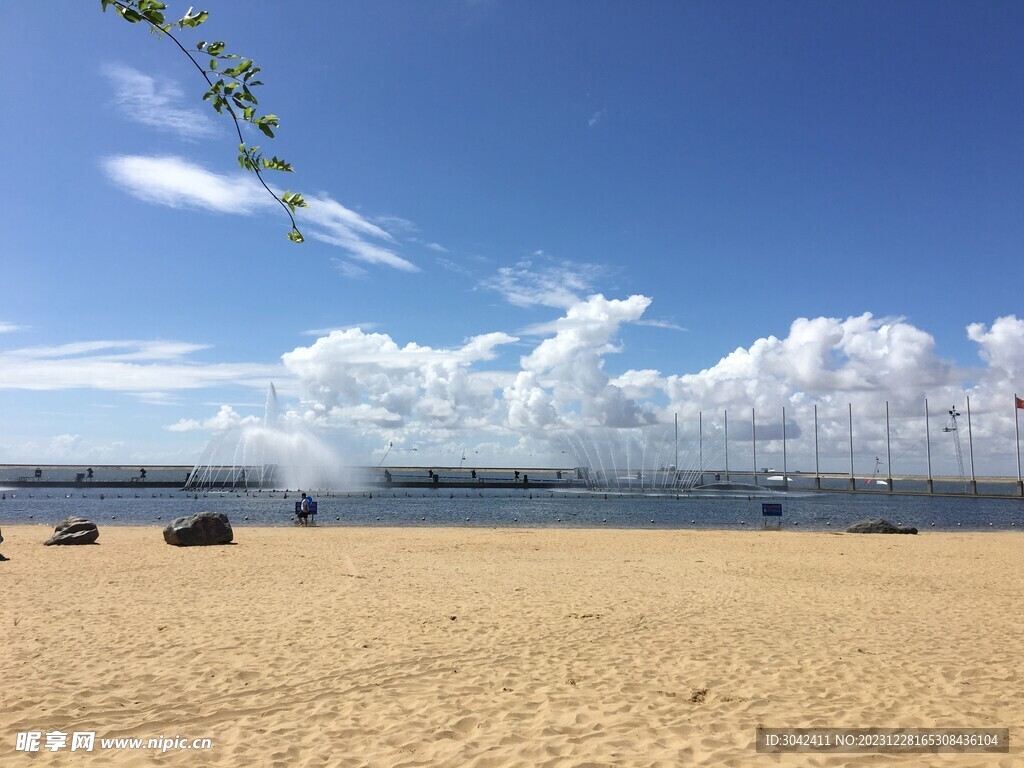 海边沙滩