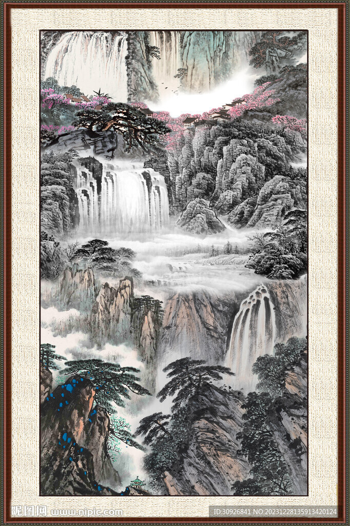 中国画山水画 