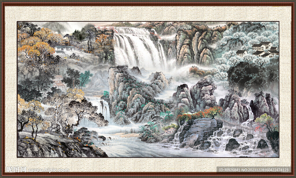 新中式山水画