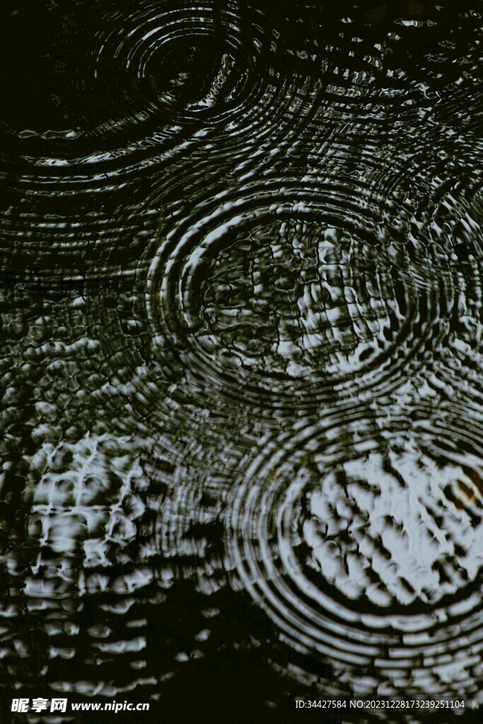 水滴水纹