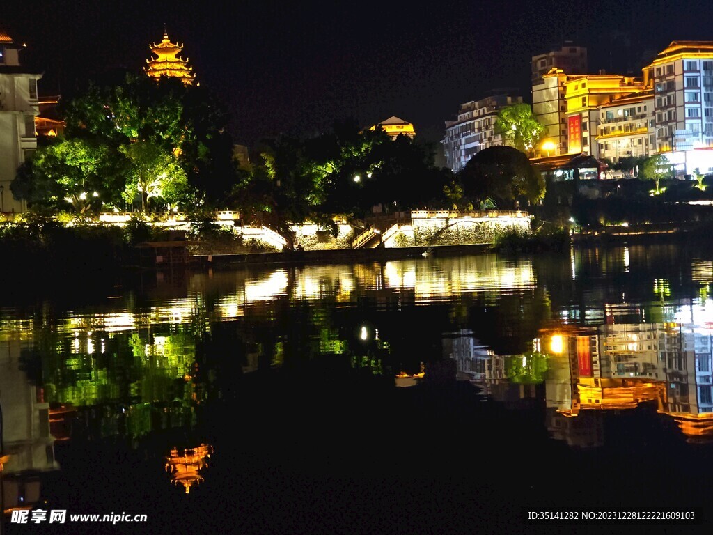 龙胜夜景