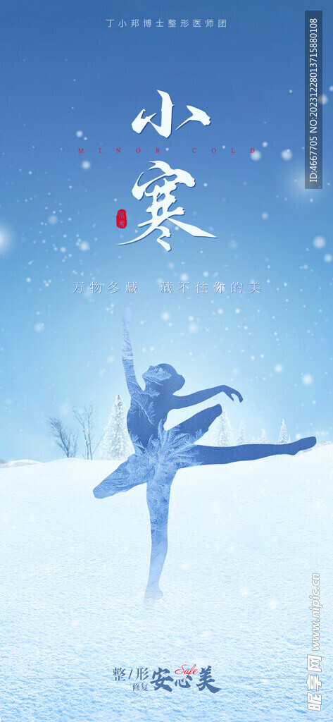 小寒节气海报