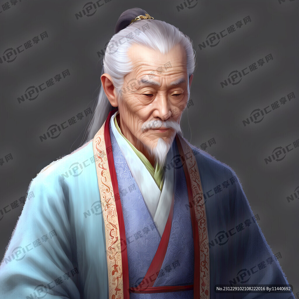 温柔慈祥 古装老爷爷